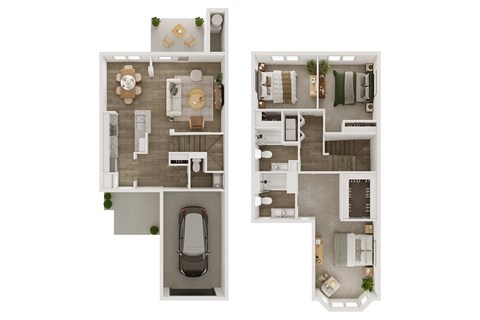The Reserve At Meadowmont Apartments And Townhomes